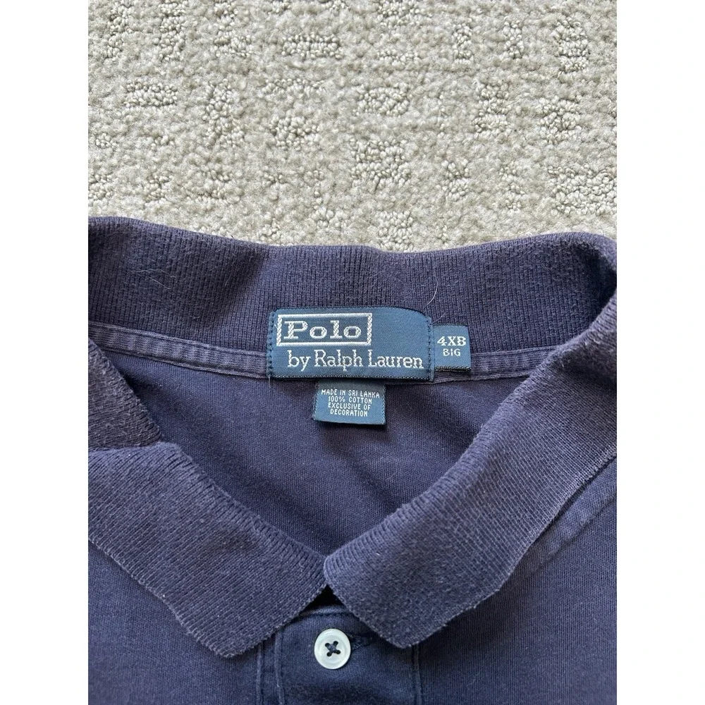 Ralph Lauren Polo Shirt 4XB 4XL XXXXL 4X Big Blue Red Pony RLPC Rugby Prep Mens
